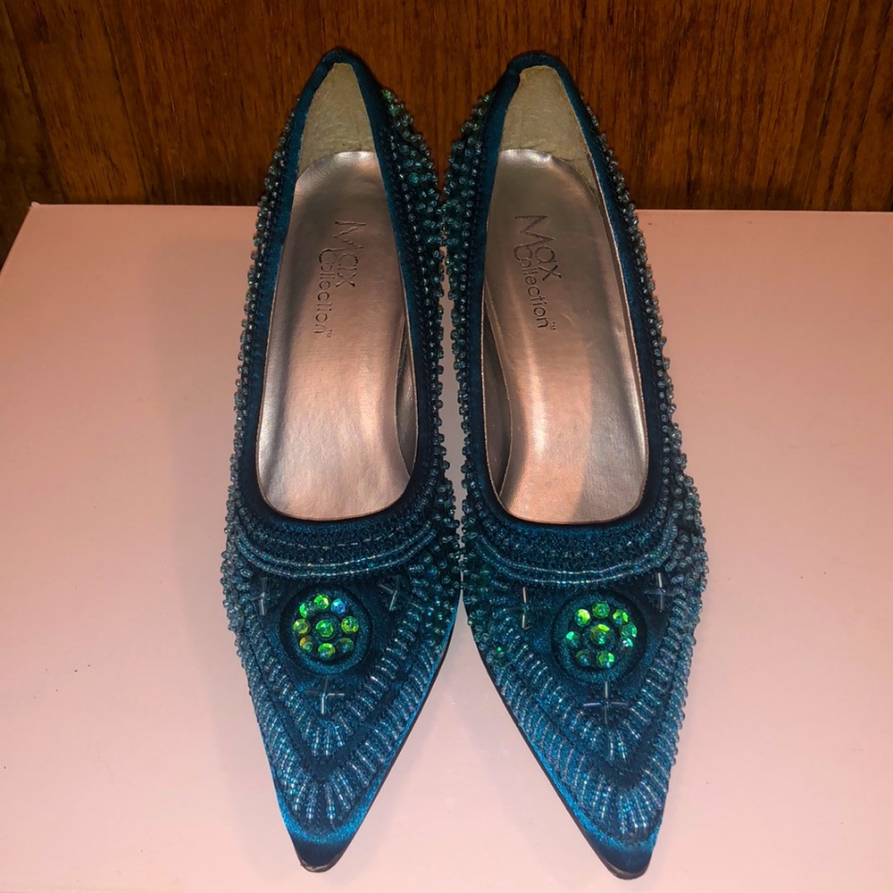Max collection sequin heels